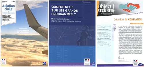 Couvertures des 3 publications